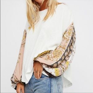 We the Free Balloon Sleeve Top